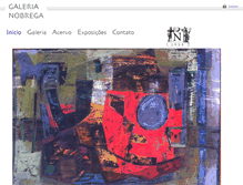 Tablet Screenshot of galerianobrega.com.br